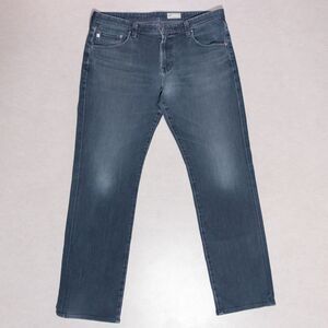 AG Adriano Goldschmied Men's Graduate Tailored Stretch Blue Denim Jeans 37x32